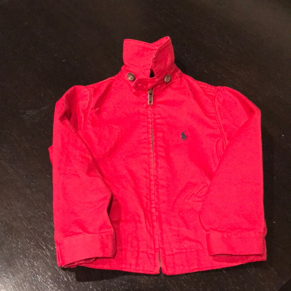 Polo Ralph Lauren khaki red jacket